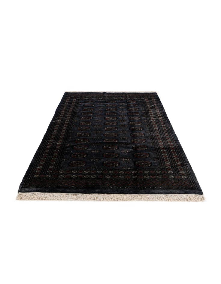 Detail image of 5' 3 x 8' Hand Knotted Bokhara Oriental Wool Rug
