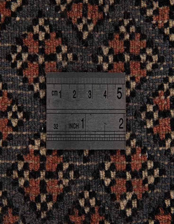 Detail image of 5' 3 x 8'  Hand Knotted Bokhara Oriental Wool Rug