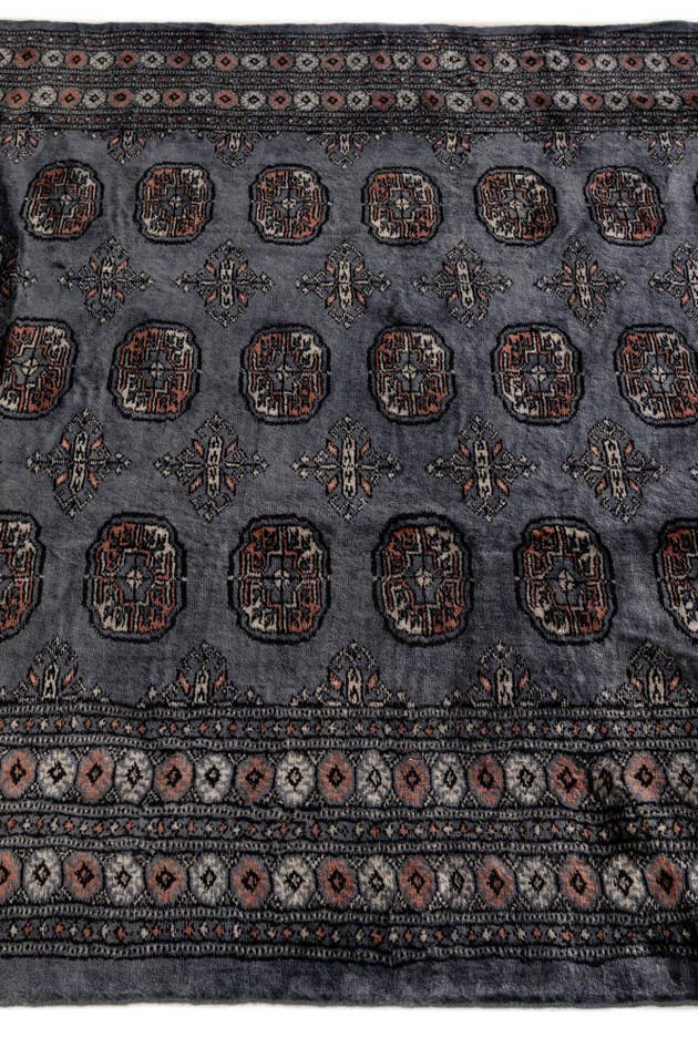 Detail image of 5' 3 x 8' Hand Knotted Bokhara Oriental Wool Rug