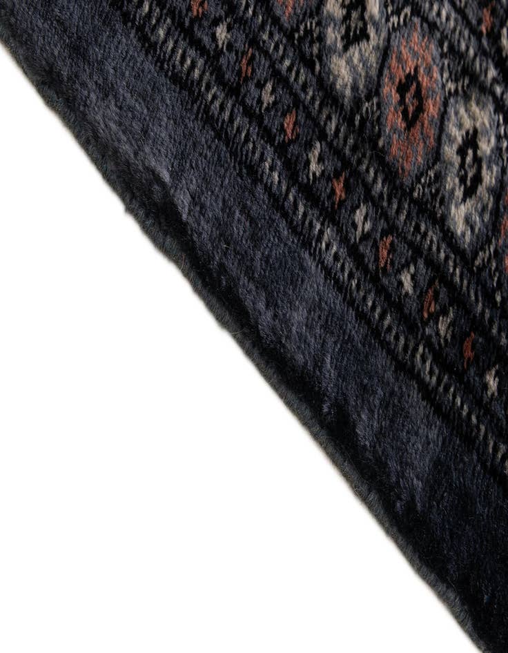 Detail image of 5' 3 x 8'  Hand Knotted Bokhara Oriental Wool Rug