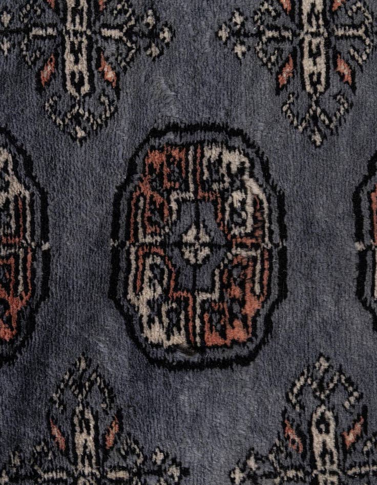 Detail image of 5' 3 x 8'  Hand Knotted Bokhara Oriental Wool Rug