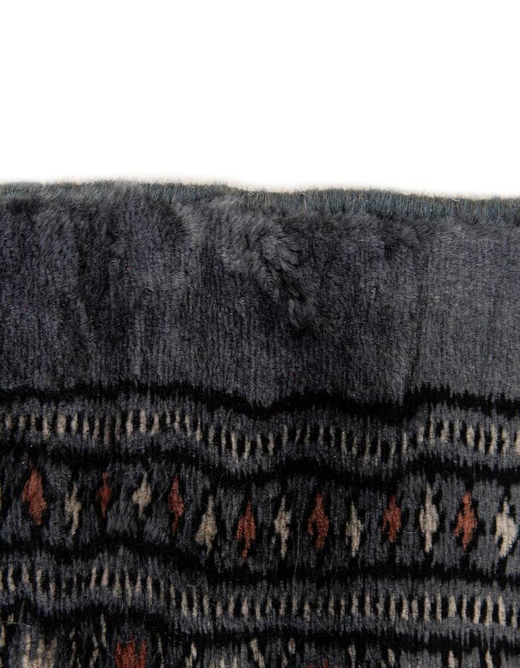 Detail image of 5' 3 x 8'  Hand Knotted Bokhara Oriental Wool Rug