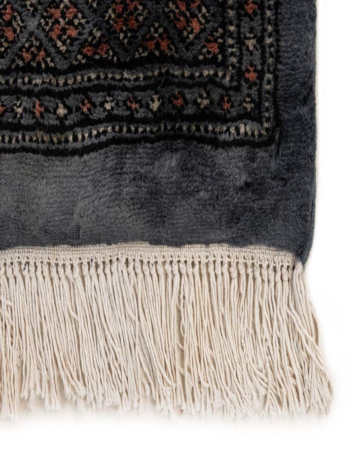 Detail image of 5' 3 x 8'  Hand Knotted Bokhara Oriental Wool Rug