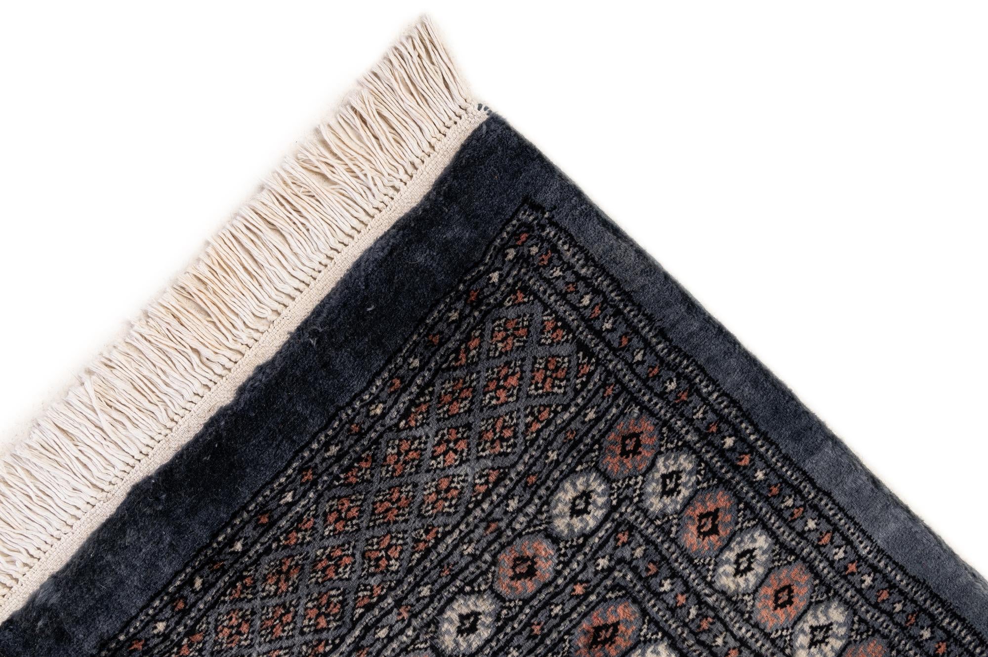5' 3 x 8' Hand Knotted Bokhara Oriental Wool Rug