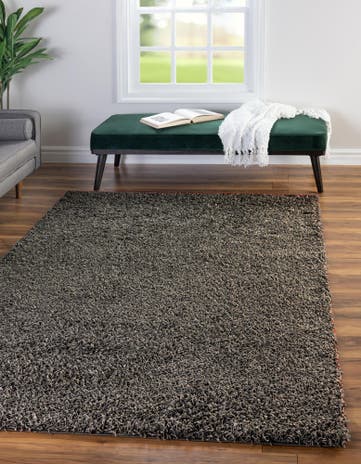 9' 10 x 14' Comfort Solid Shag Rug