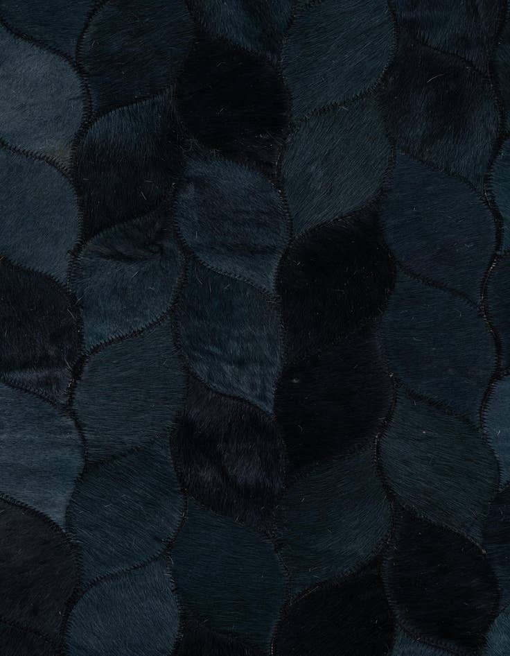 Detail image of 5' 1 x 8' Cowhide Leather Rug
