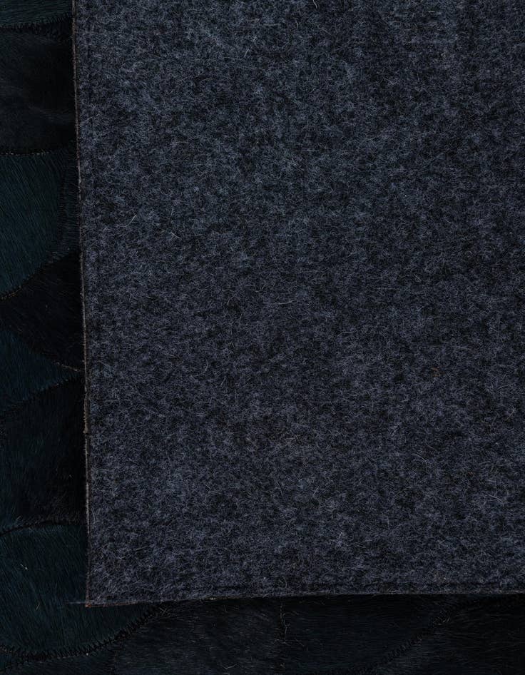 Detail image of 5' 1 x 8' Cowhide Leather Rug