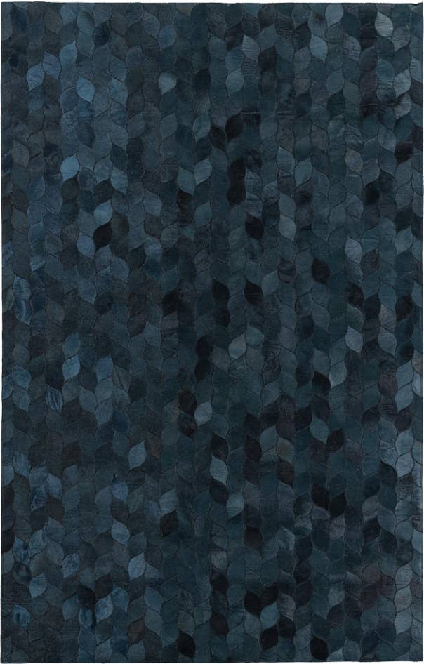 Detail image of 5' 1 x 8' Cowhide Leather Rug