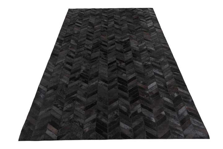 5' 1 x 8' Cowhide Leather Rug