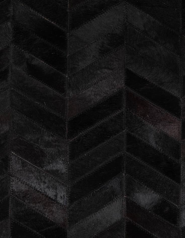 Detail image of 5' 1 x 8' Cowhide Leather Rug