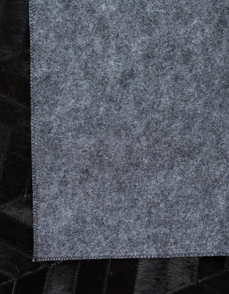 Detail image of 5' 1 x 8' Cowhide Leather Rug