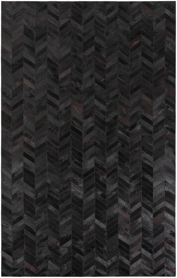 Detail image of 5' 1 x 8' Cowhide Leather Rug