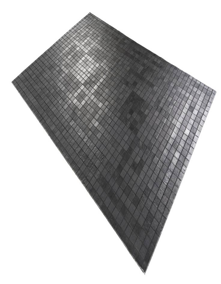 Detail image of 5' 1 x 7' 5 Cowhide Leather Rug