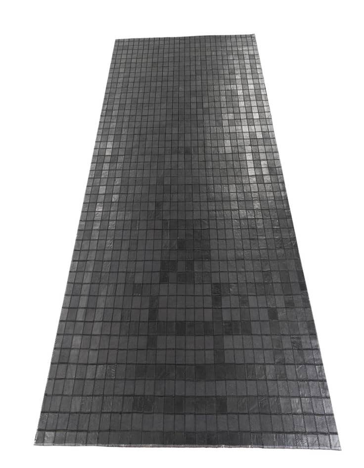 Detail image of 5' 1 x 7' 5 Cowhide Leather Rug