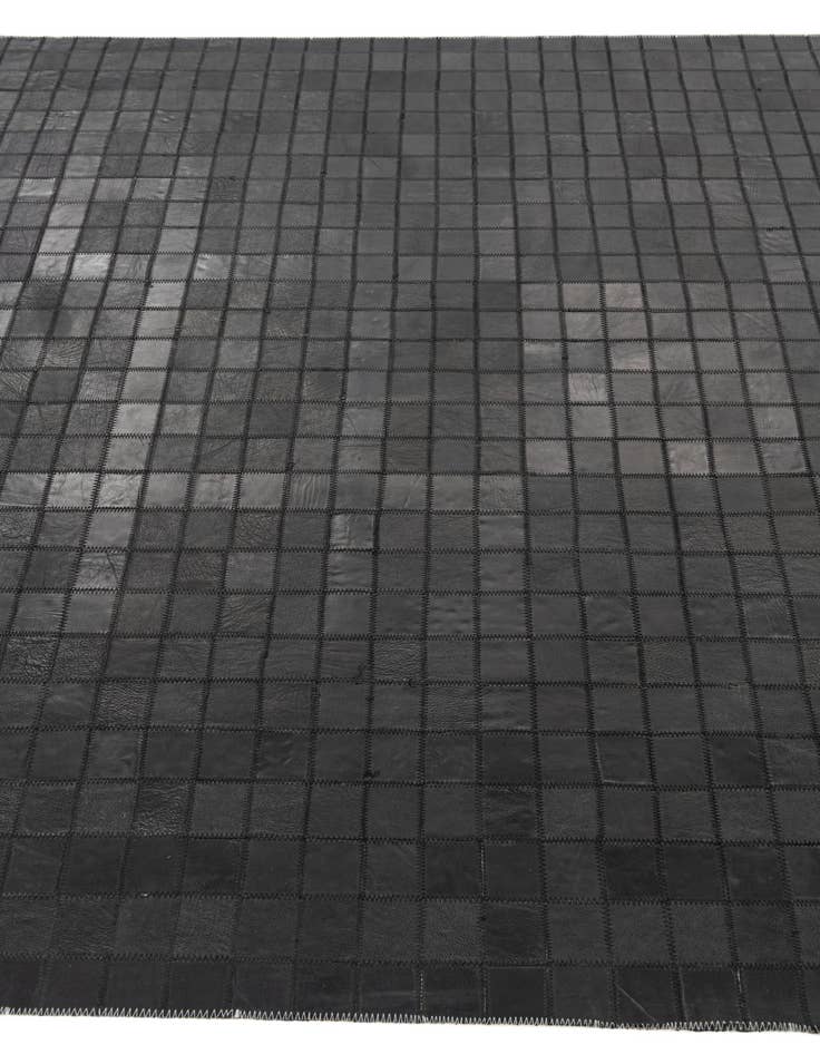 Detail image of 5' 1 x 7' 5 Cowhide Leather Rug