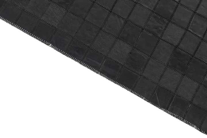 5' 1 x 7' 5 Cowhide Leather Rug