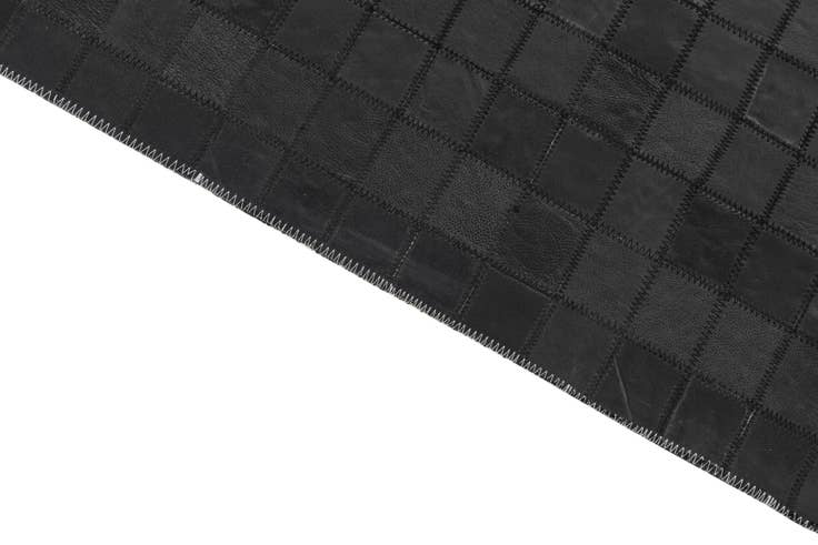 Detail image of 5' 1 x 7' 5 Cowhide Leather Rug