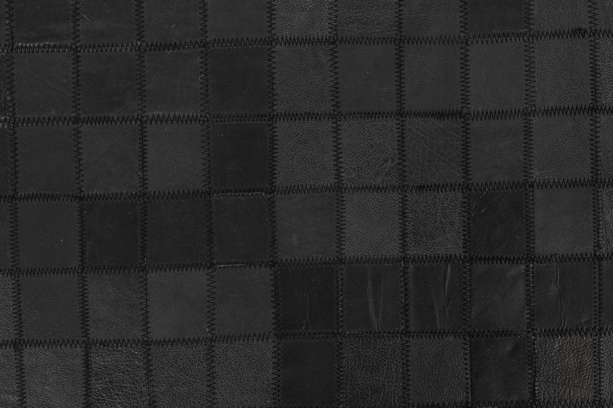 5' 1 x 7' 5 Cowhide Leather Rug
