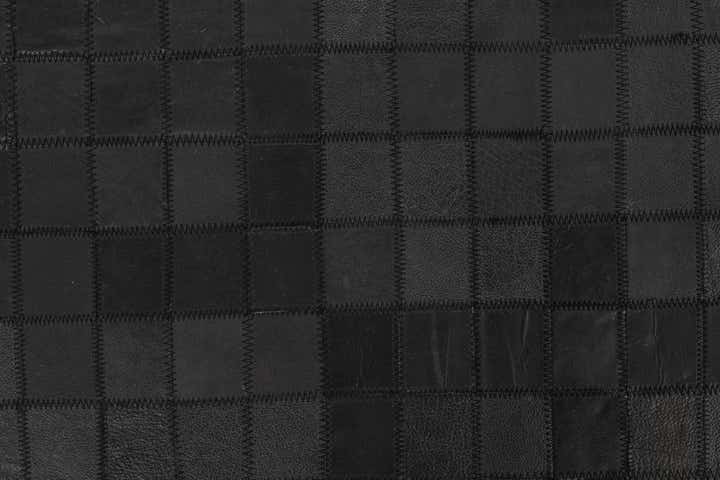 5' 1 x 7' 5 Cowhide Leather Rug