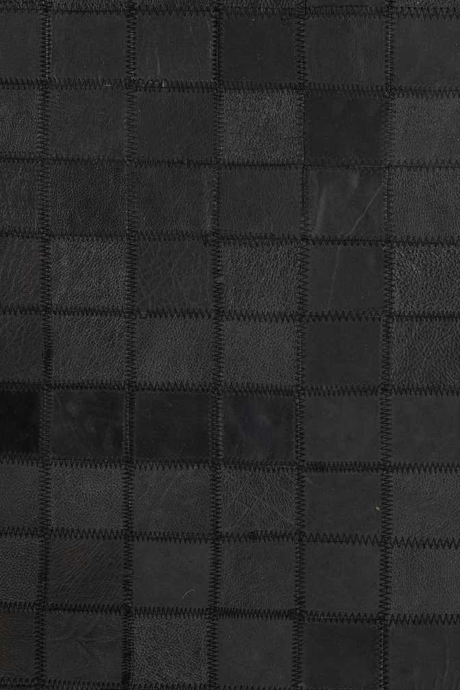 5' 1 x 7' 5 Cowhide Leather Rug