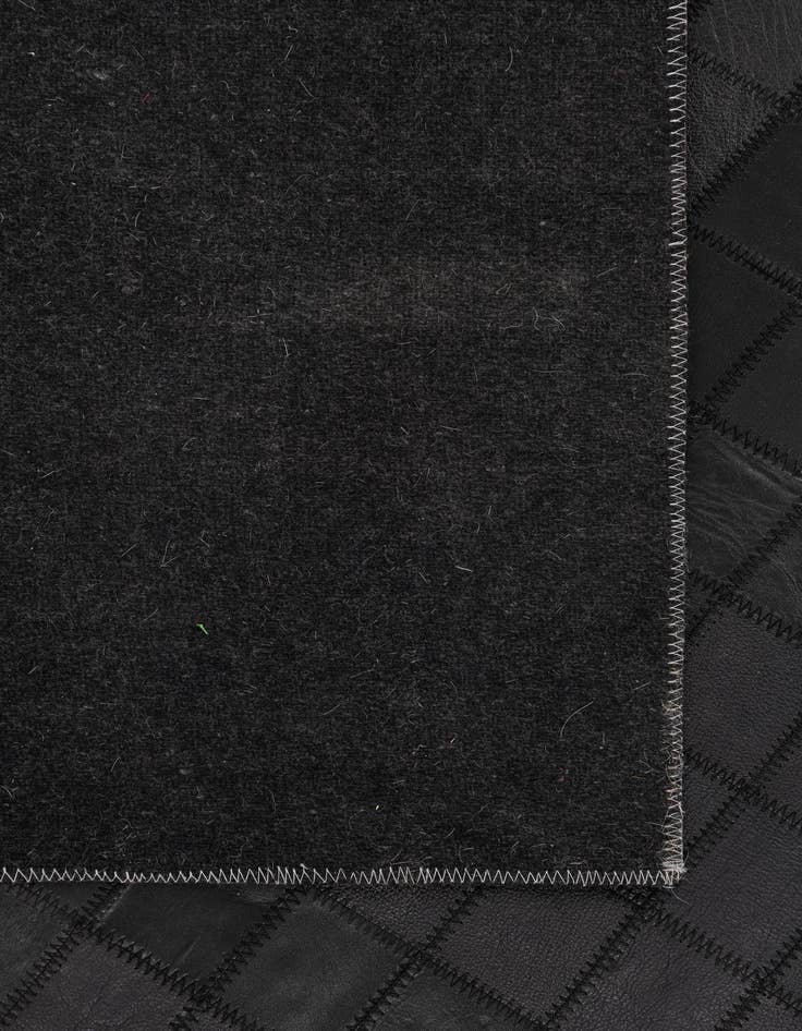 Detail image of 5' 1 x 7' 5 Cowhide Leather Rug