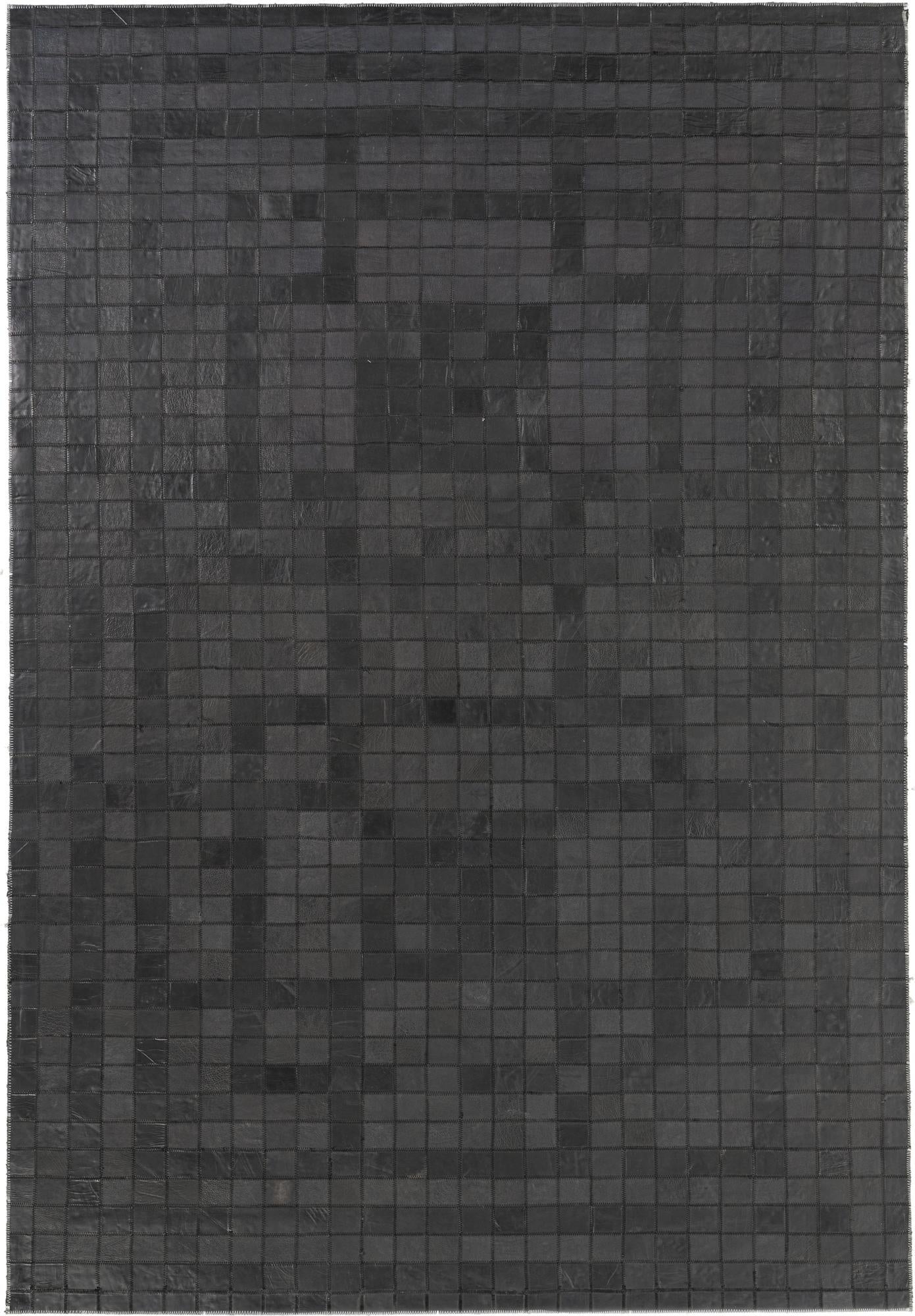 5' 1 x 7' 5 Cowhide Leather Rug