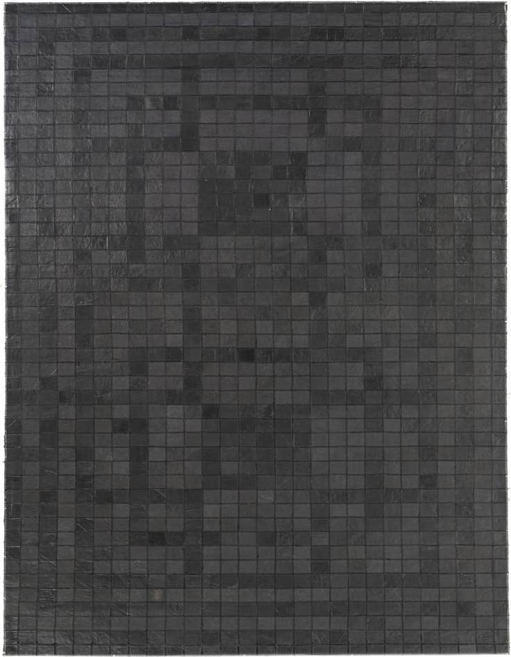 Detail image of 5' 1 x 7' 5 Cowhide Leather Rug