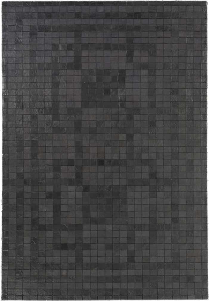 5' 1 x 7' 5 Cowhide Leather Rug