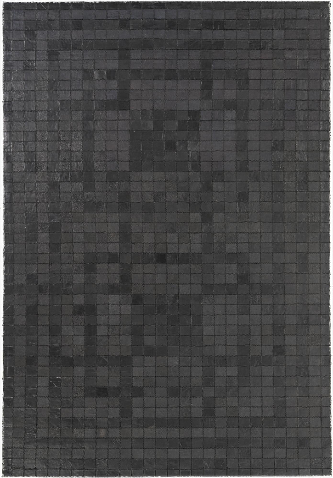 5' 1 x 7' 5 Cowhide Leather Rug