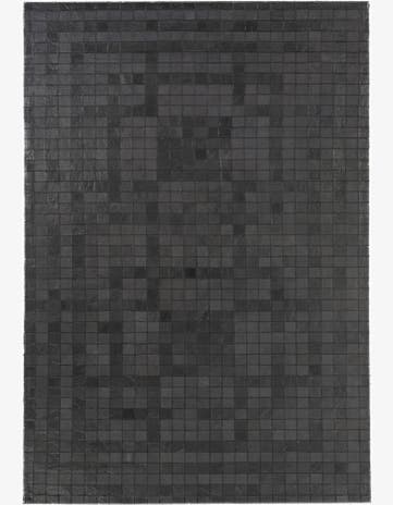 5' 1 x 7' 5 Cowhide Leather Rug