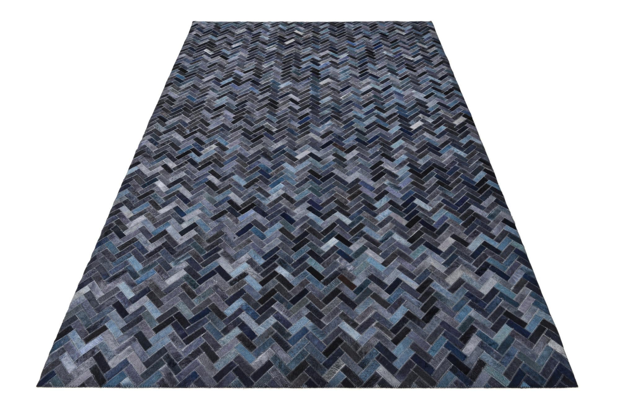 5' 1 x 8' Cowhide Rug