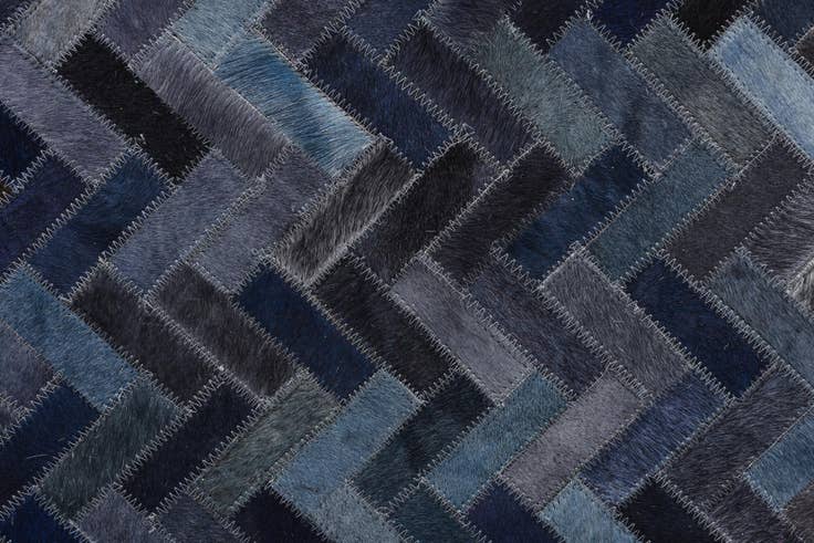 Detail image of 5' 1 x 8' Cowhide Rug