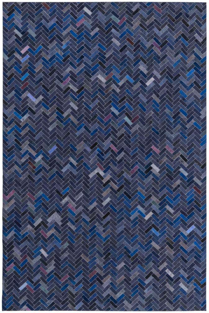 5' 2 x 7' 10 Cowhide Rug