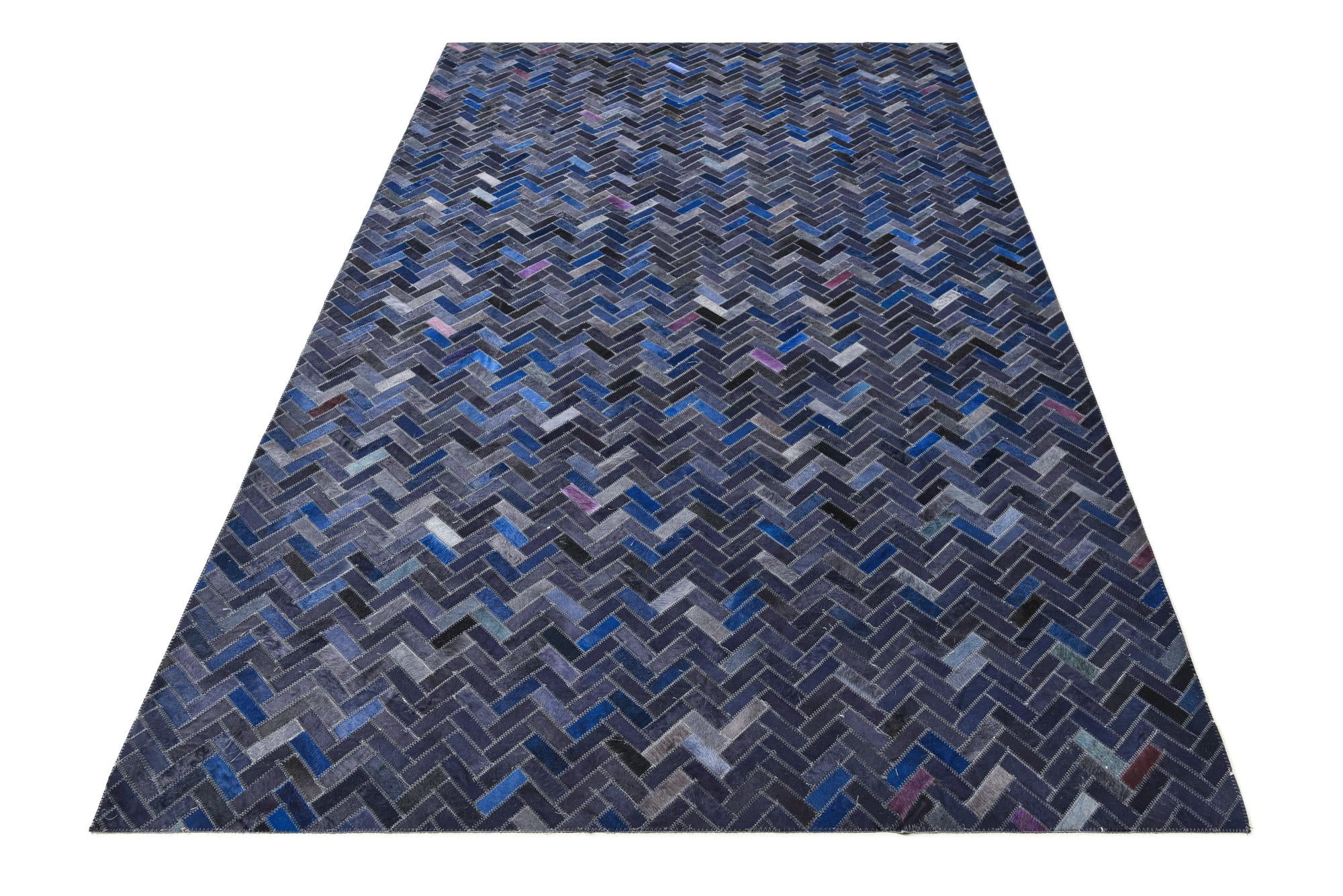5' x 7' 10 Cowhide Rug