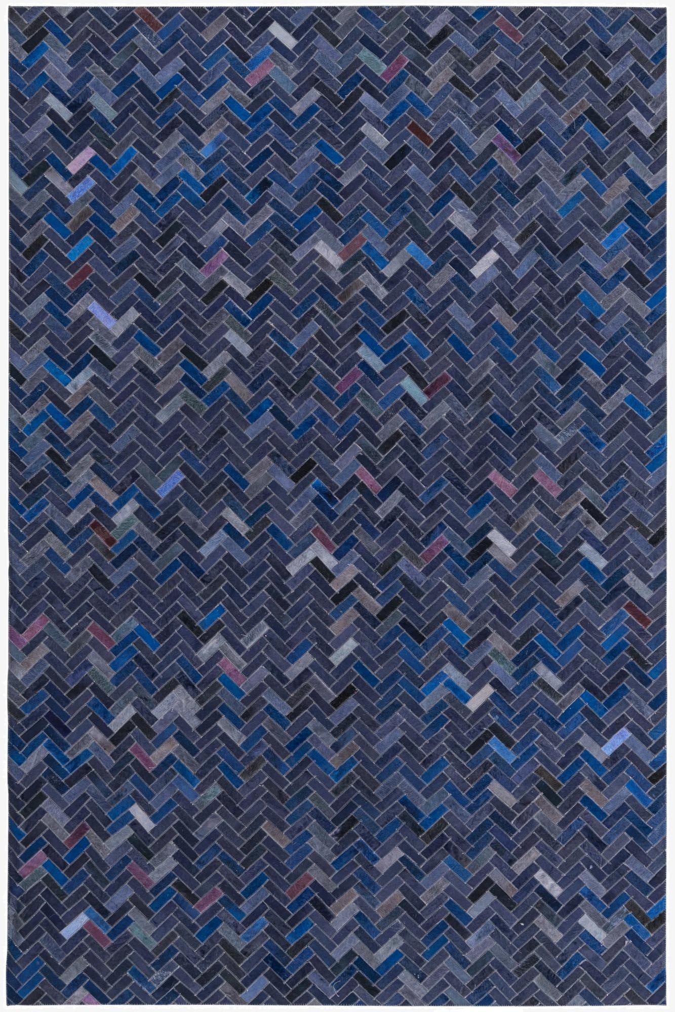 5' 2 x 7' 10 Cowhide Rug