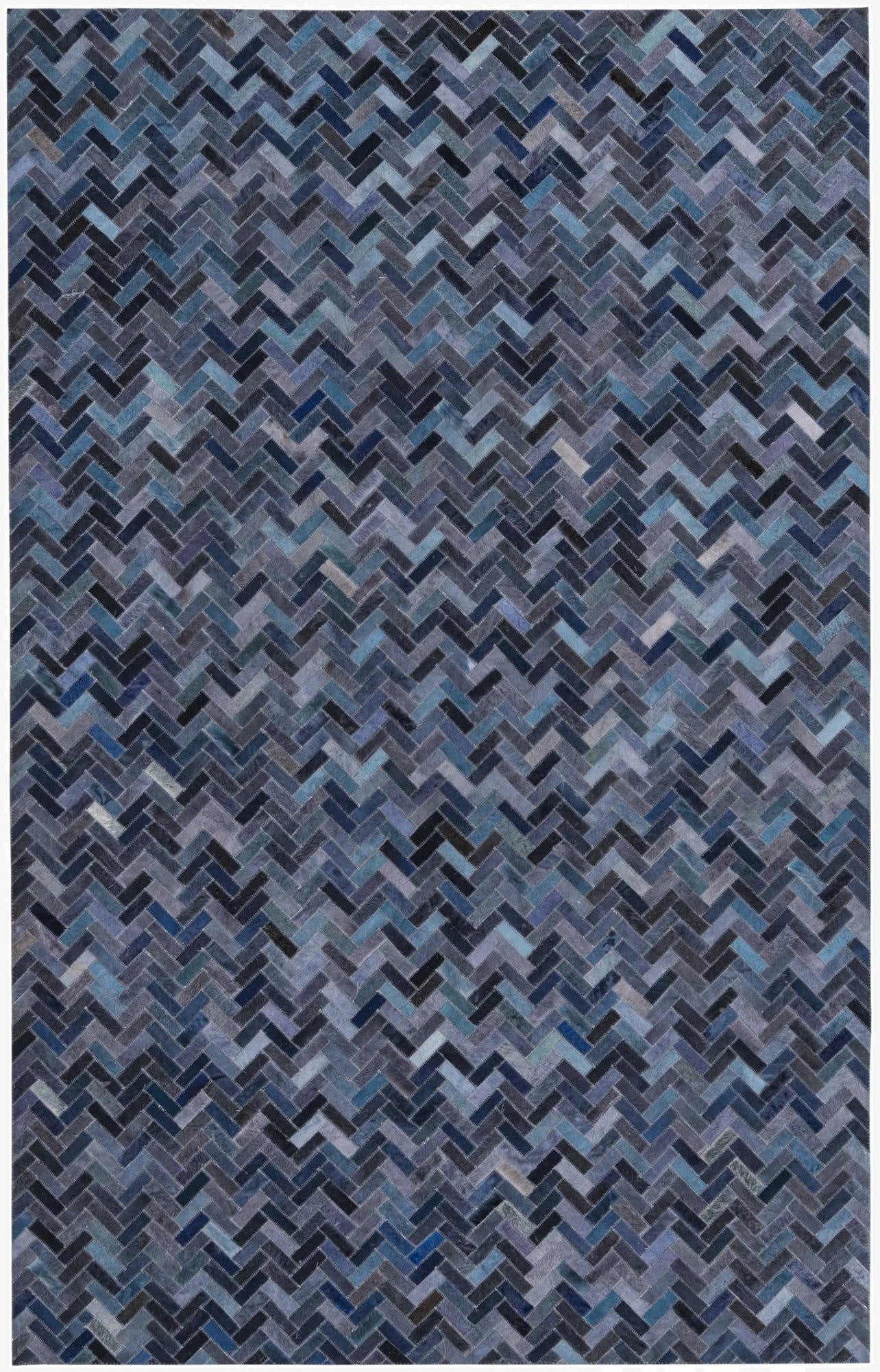 5' 2 x 8' 1 Cowhide Rug