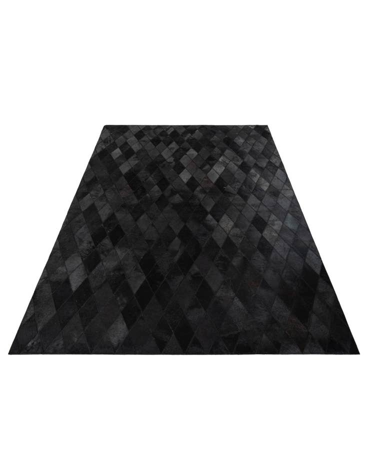 Detail image of 4' 7 x 6' 6 Cowhide Stocks Rug