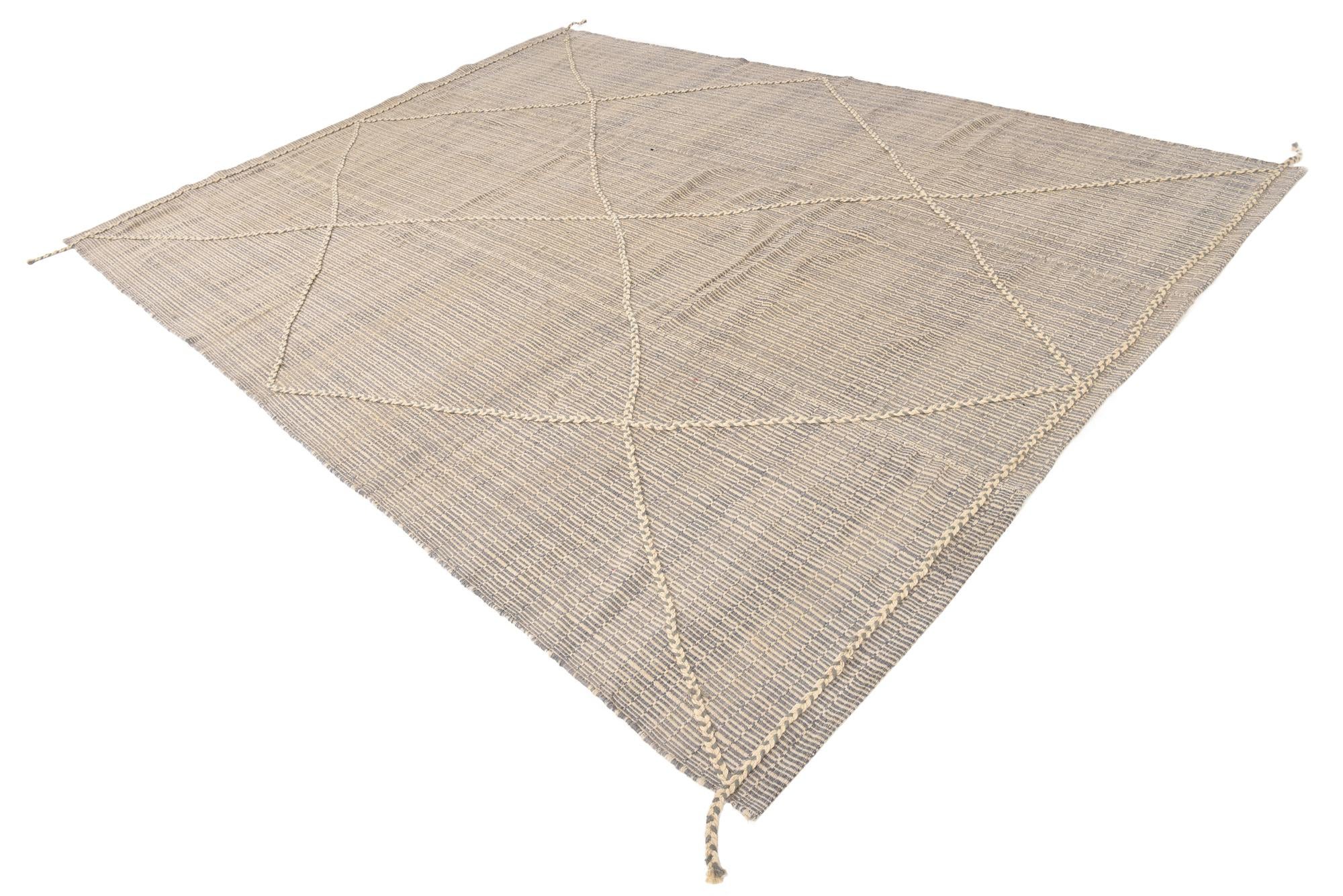 9' x 12' 2 Hand Knotted Darya Wool Rug