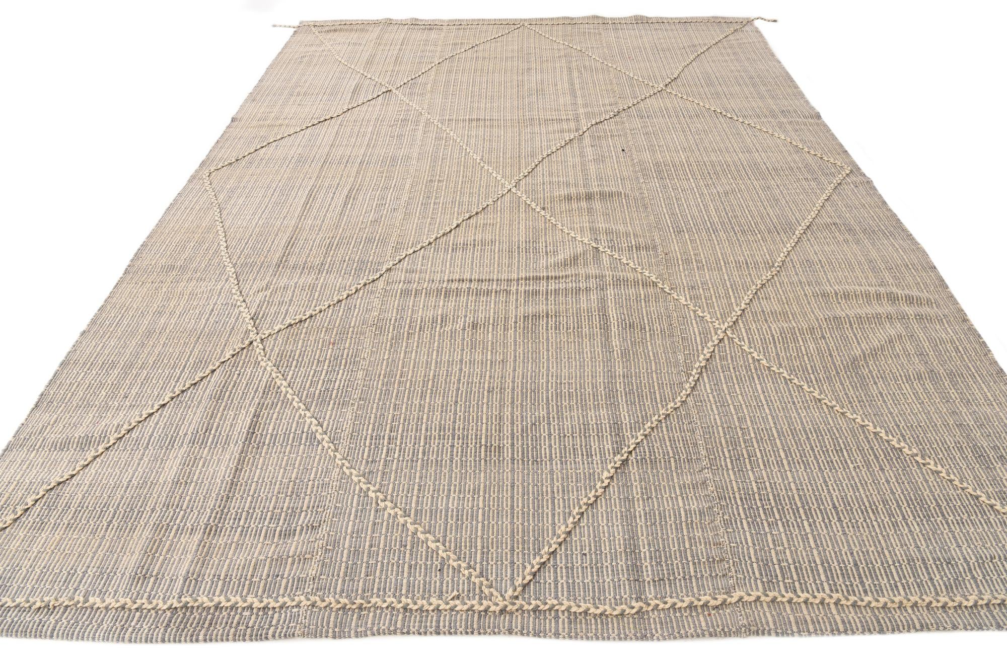 9' x 12' 2 Hand Knotted Darya Wool Rug