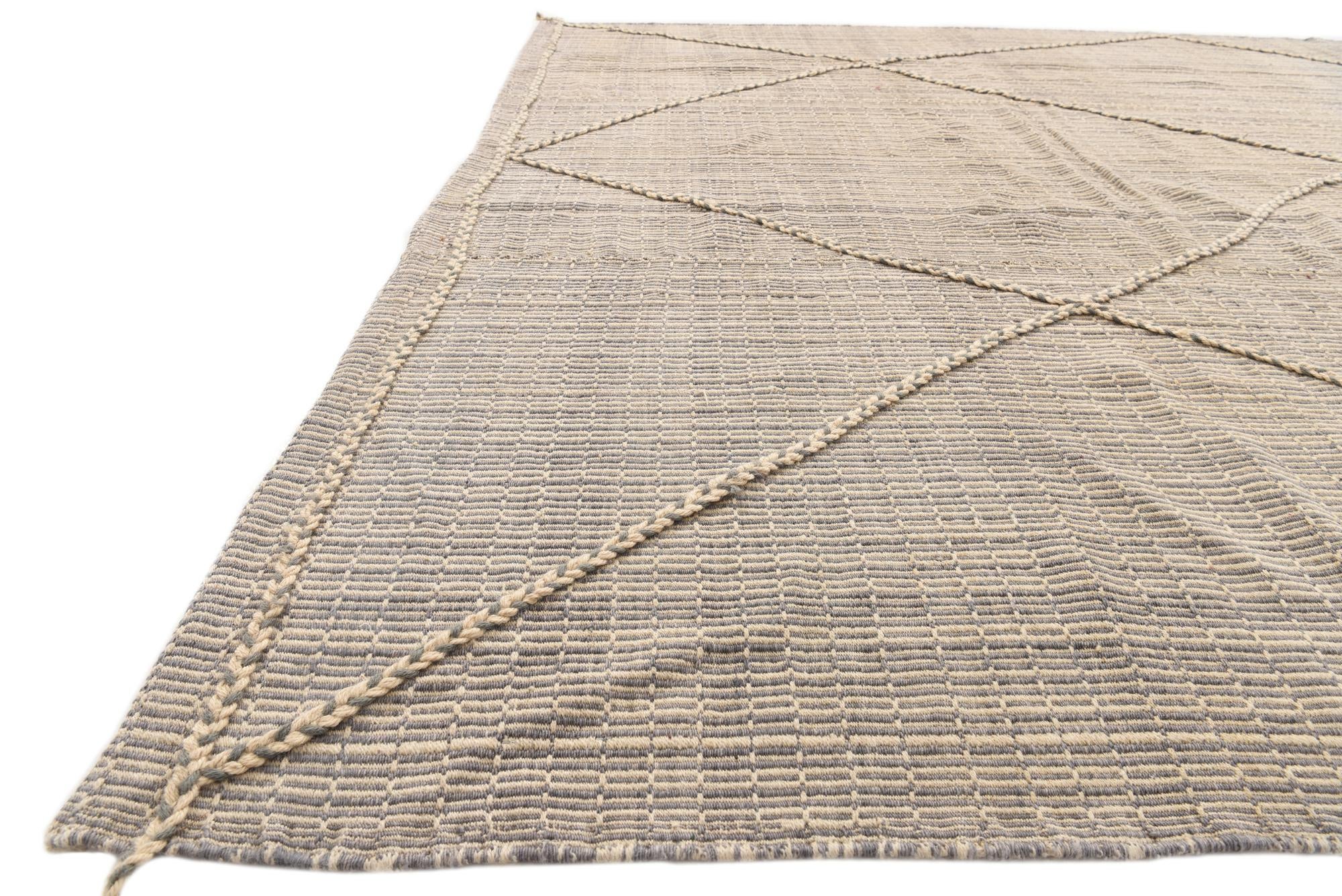 9' x 12' 2 Hand Knotted Darya Wool Rug