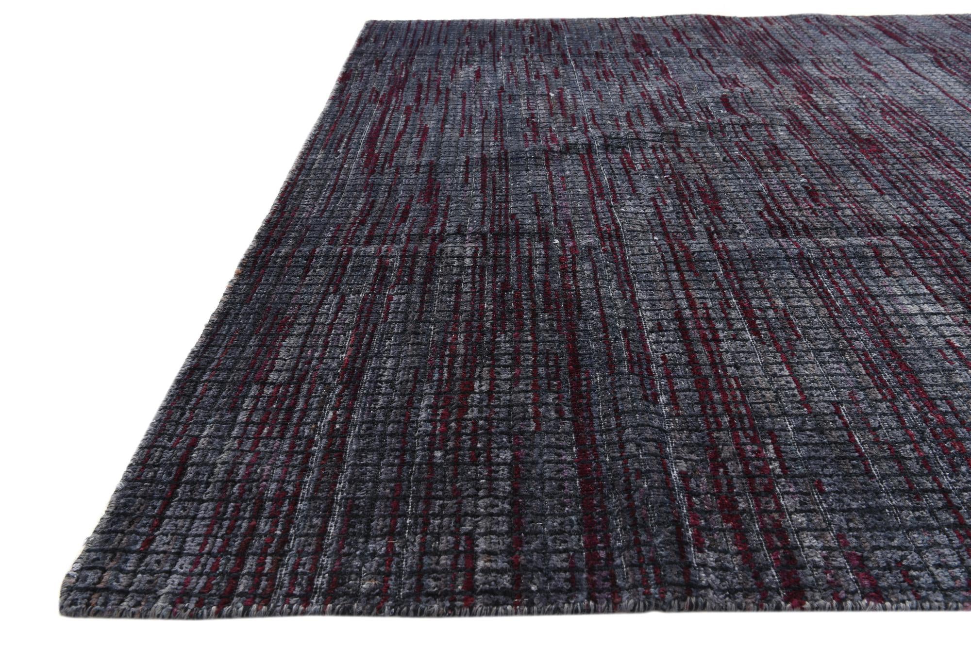 5' 11 x 9' 9 Hand Knotted Darya Wool Rug
