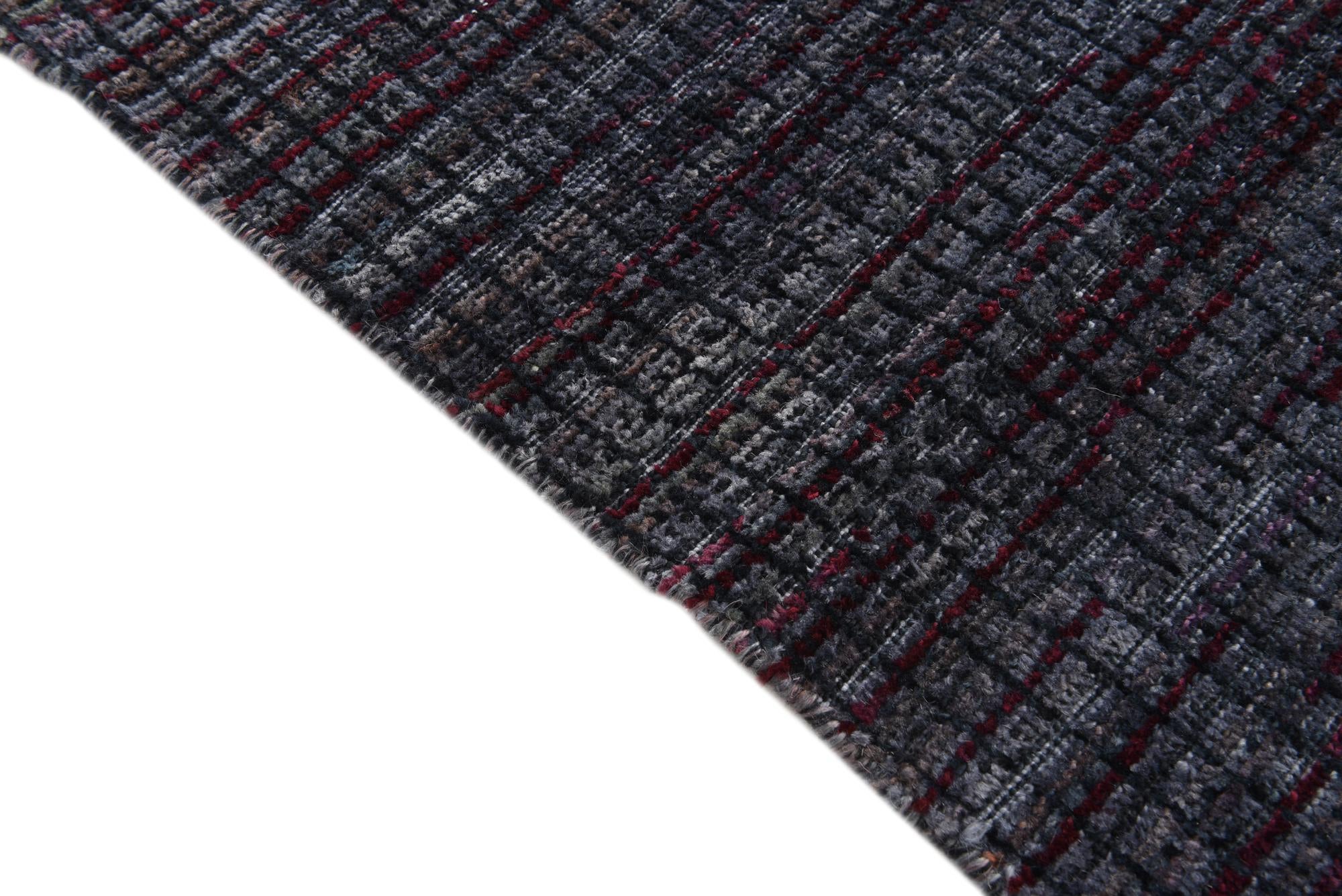 5' 11 x 9' 9 Hand Knotted Darya Wool Rug