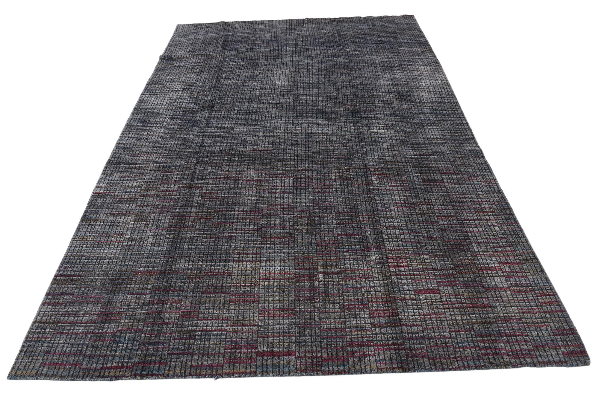 6' 3 x 9' 9 Hand Knotted Darya Wool Rug