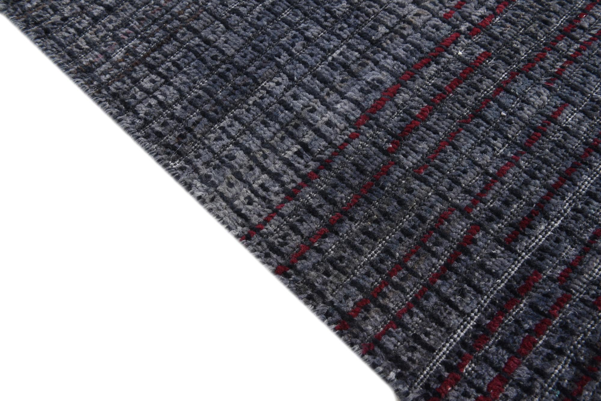 6' 6 x 10' Hand Knotted Darya Wool Rug