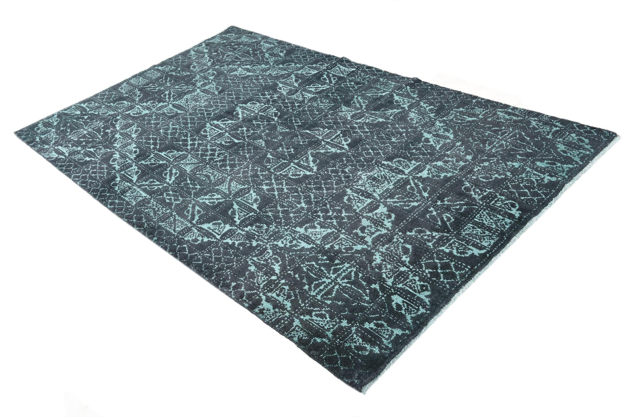 4' 9 x 7' 9 Hand Knotted Darya Rug
