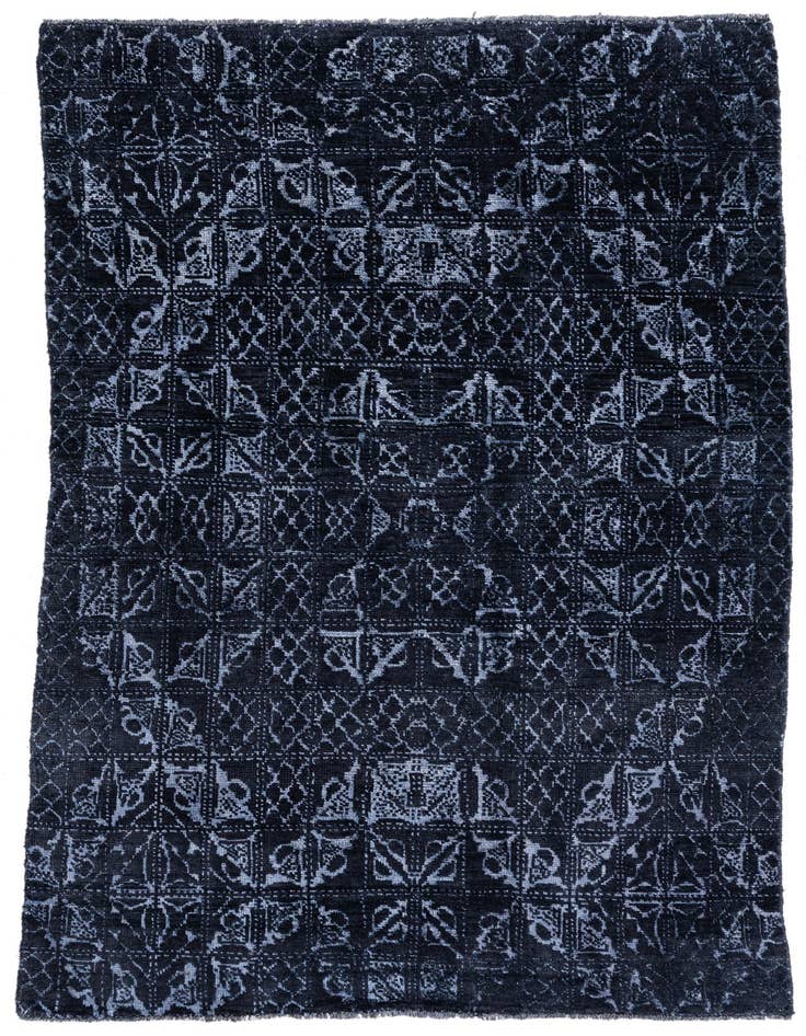 Detail image of 4' 9 x 7' 10 Hand Knotted Darya Rug
