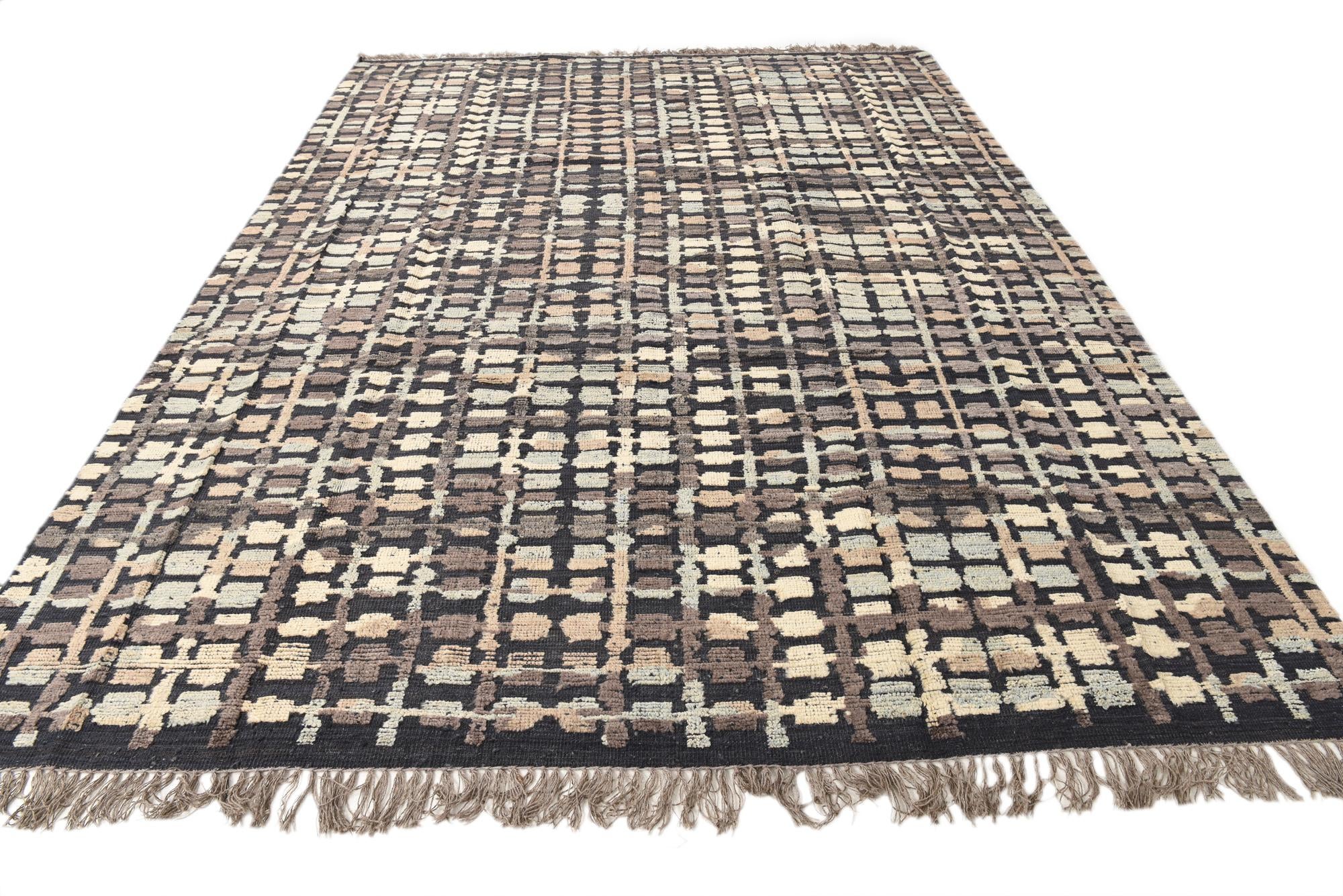 9' x 12' 2 Hand Knotted Darya Wool Rug
