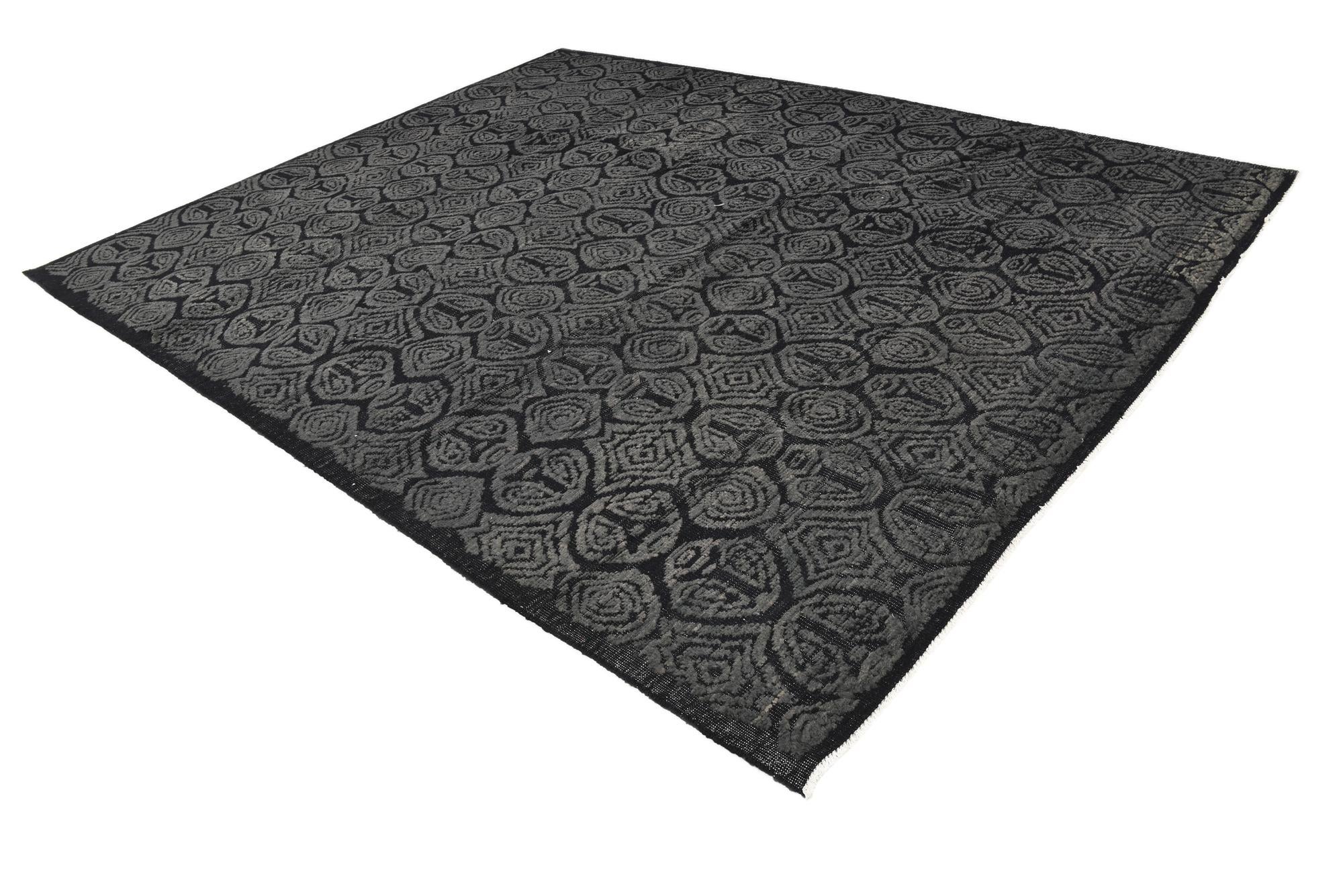9' 8 x 12' 4 Hand Knotted Darya Wool Rug
