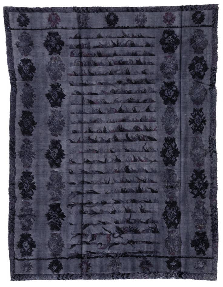 Detail image of 5' 9 x 10' 4 Hand Knotted Darya Wool Rug