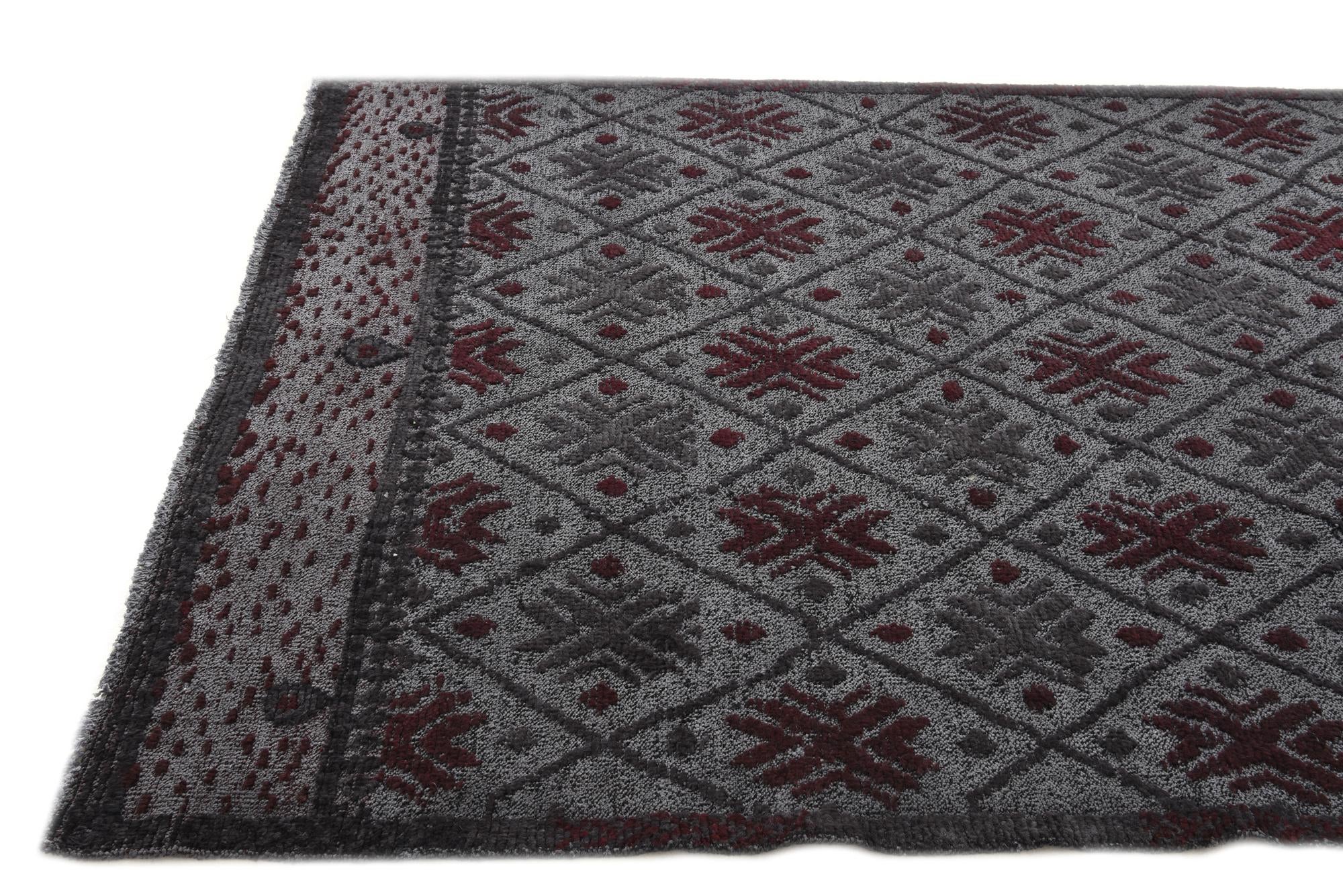 5' 10 x 8' Hand Knotted Darya Wool Rug